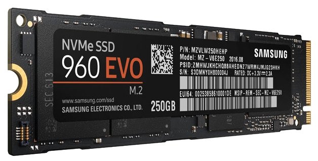 Фотография Жесткий диск SSD SAMSUNG 960 EVO MZ-V6E250BW