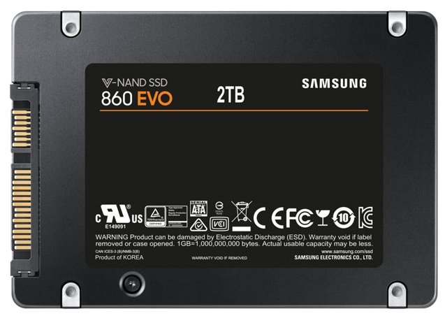 Цена Жесткий диск SSD SAMSUNG 860 EVO MZ-76E2T0BW