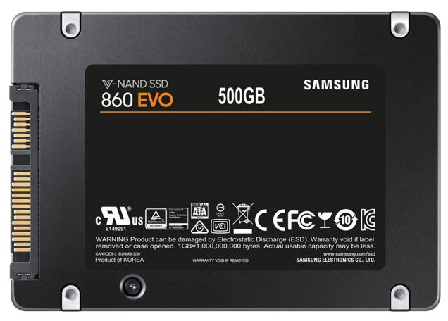 Цена Жесткий диск SSD SAMSUNG 860 EVO MZ-76E500BW