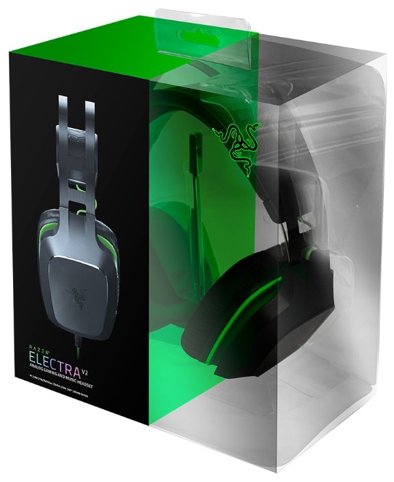 Цена Наушники RAZER Electra v2 (RZ04-02210100-R3M1) Black-green