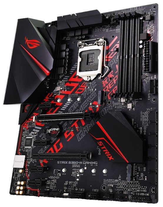 Картинка Материнская плата ASUS ROG STRIX B360-H GAMING