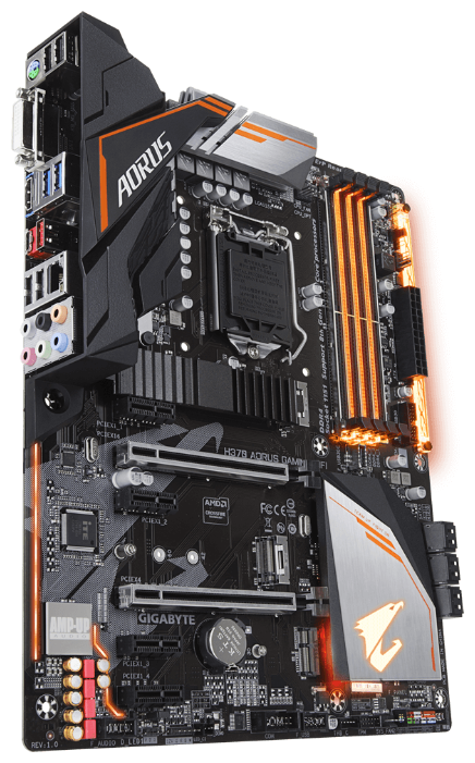 Фото Материнская плата GIGABYTE H370 AORUS Gaming 3 WIFI