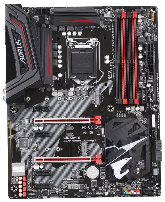 Картинка Материнская плата GIGABYTE Z370 AORUS Gaming 3