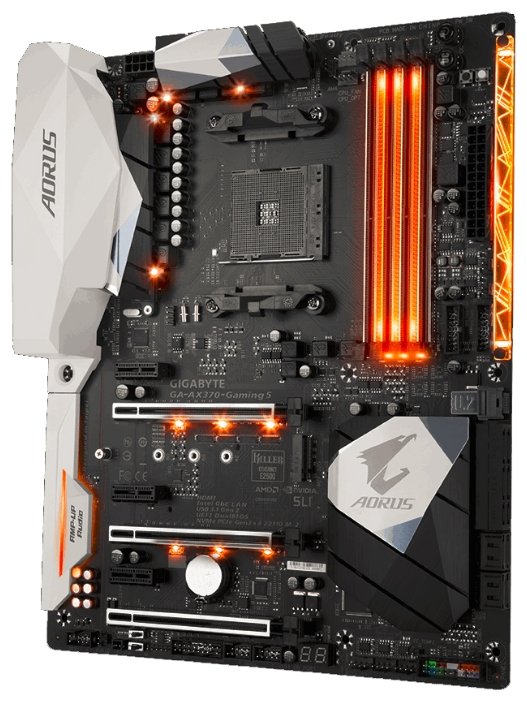 Фото Материнская плата GIGABYTE GA-AX370-Gaming 5