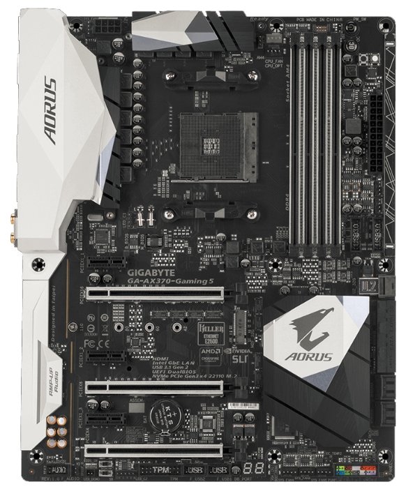 Фотография Материнская плата GIGABYTE GA-AX370-Gaming 5