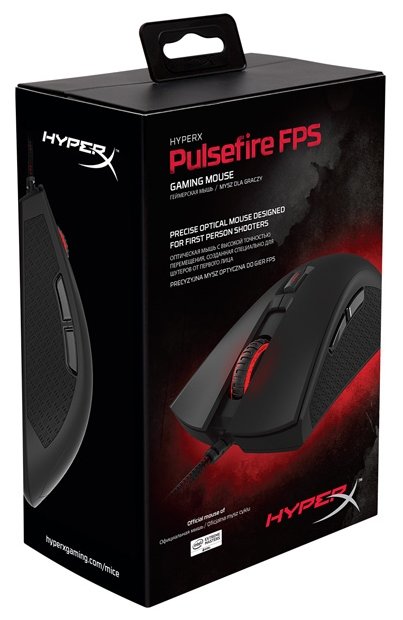 Цена Мышь HyperX Pulsefire FPS Black (HX-MC001A/EE)
