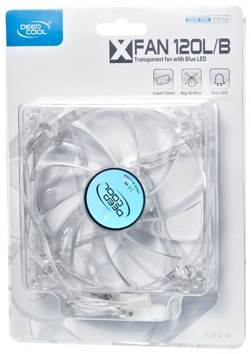 Фотография Система охлаждения для корпуса DEEPCOOL Xfan120 L/B