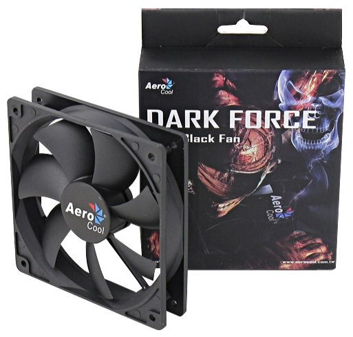 Фотография Система охлаждения для корпуса AeroCool Dark Force 12cm Black