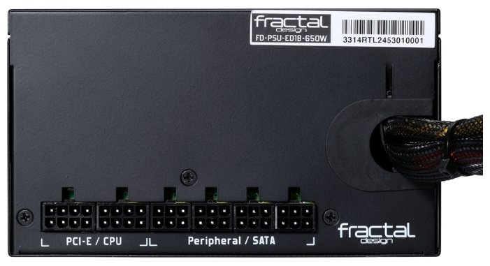 Цена Блок питания Fractal Design Edison M 650W FD-PSU-ED1B-650W Gold