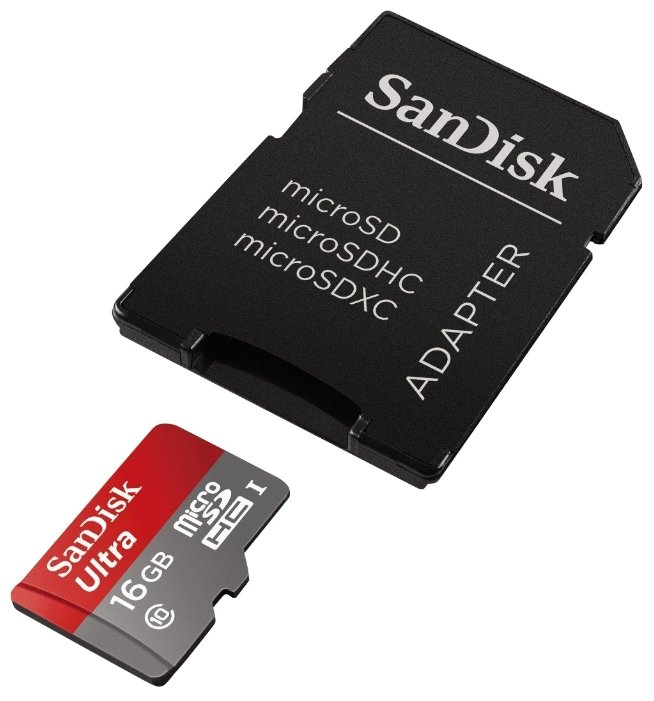 Картинка Карта памяти SANDISK microSD SDSQUNB-016G-GN3MA