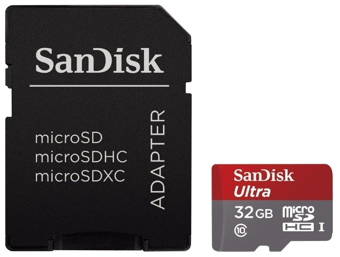 Фотография Карта памяти SANDISK microSDHC SDSQUNB-032G-GN3MA