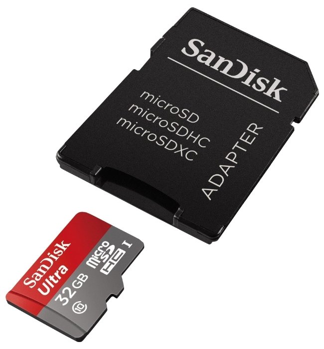 Картинка Карта памяти SANDISK microSDHC SDSQUNB-032G-GN3MA