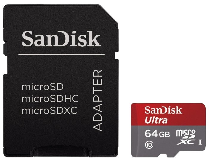 Фото Карта памяти SANDISK microSDXC SDSQUNB-064G-GN3MA