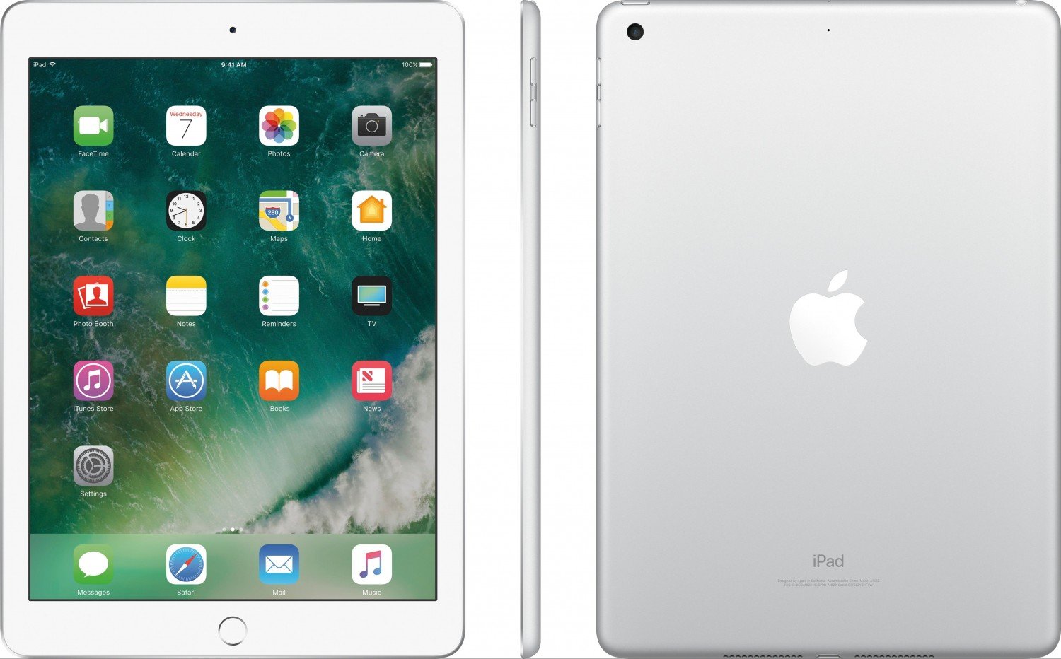 Купить Планшет APPLE iPad 2018 Wi-Fi 128Gb Silver (MR7K2)