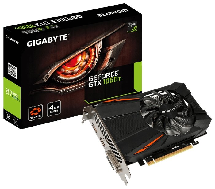 Картинка Видеокарта GIGABYTE GV-N105TD5-4GD