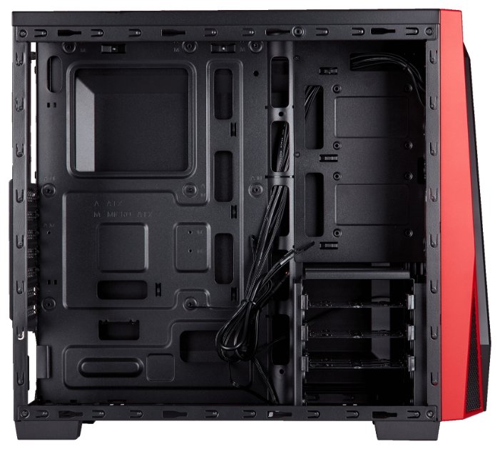 Цена Компьютерный корпус CORSAIR Carbide Spec 04 Black-red