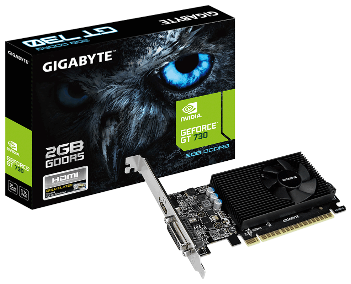 Картинка Видеокарта GIGABYTE GV-N730D5-2GL