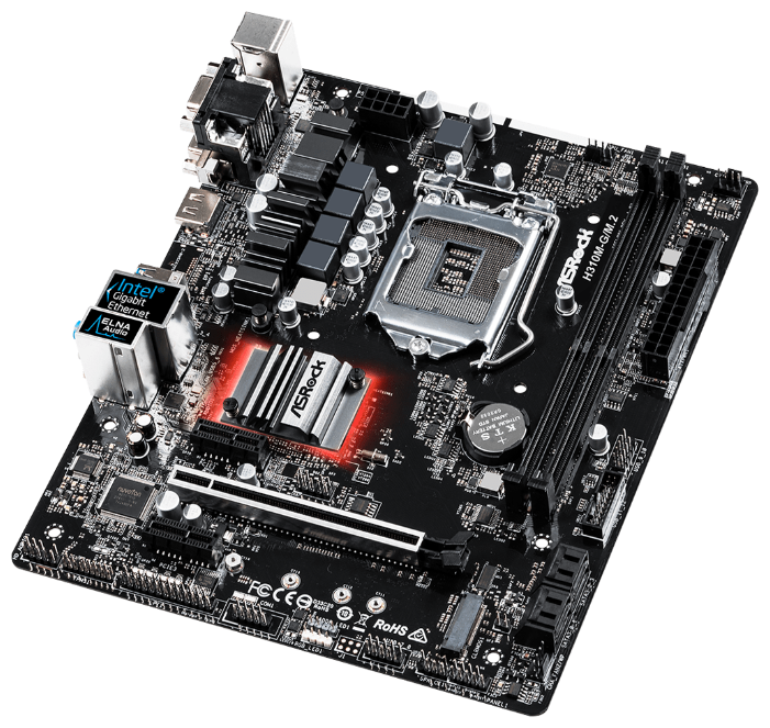 Фото Материнская плата ASRock H310M-G/M.2