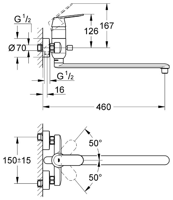 Фото Смеситель GROHE Eurosmart 23789002