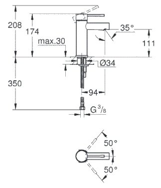 Фото Смеситель GROHE Essence+ 34294001