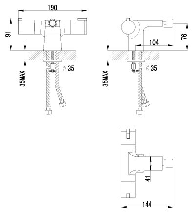 Фото Смеситель LEMARK LM7838C Йети