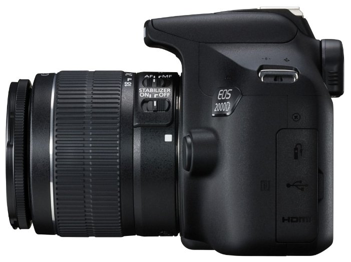 Фотография Зеркальная фотокамера CANON EOS 2000D EF-S 18-55 IS II Kit
