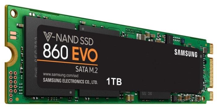 Фотография Жесткий диск SSD SAMSUNG 860 EVO MZ-N6E1T0BW