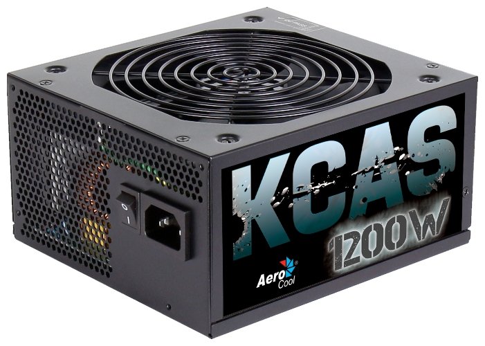 Картинка Блок питания AeroCool Kcas-1200M 1200W Bronze