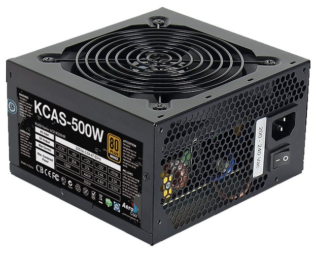 Фото Блок питания AeroCool Kcas-500W 500W Bronze