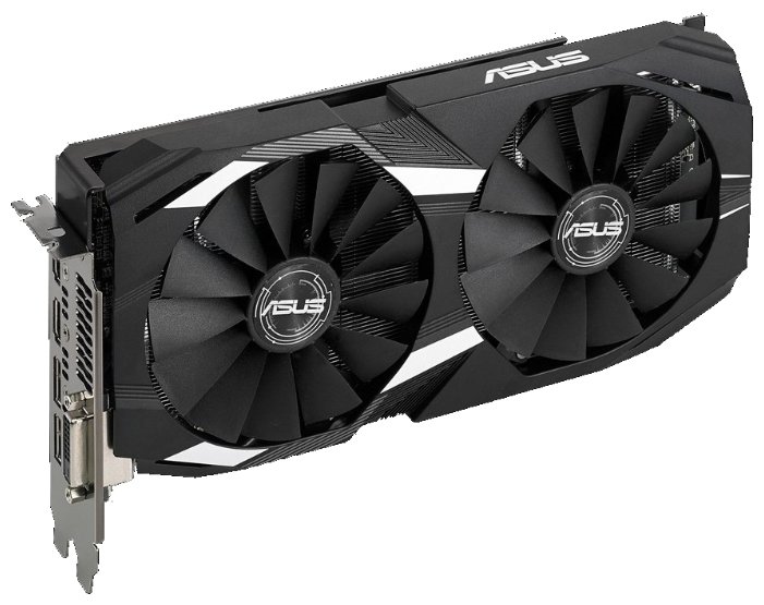 Картинка Видеокарта ASUS DUAL-RX580-4G