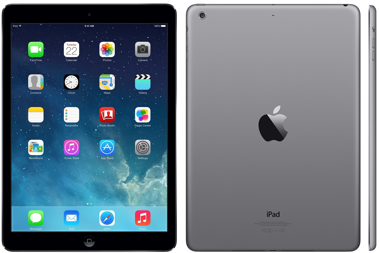 Фотография Планшет APPLE iPad 2018 Wi-Fi + Cellular 128Gb Space grey (MR722)