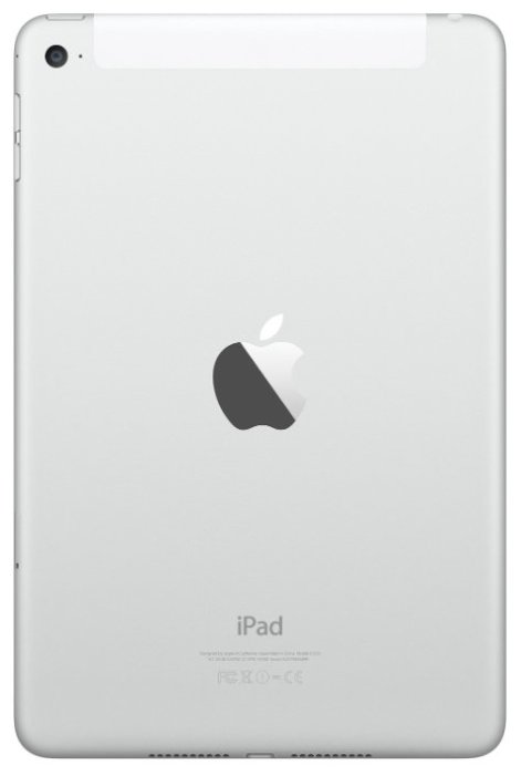 Фотография Планшет APPLE iPad mini 4 Wi-Fi Cell 128Gb Silver A1550 (MK772RK/A)