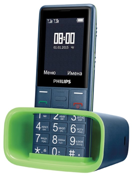 Фотография Мобильный телефон PHILIPS E311 Xenium Dark blue