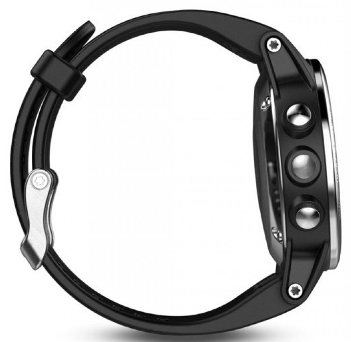 Картинка Смарт-часы GARMIN Fenix 5S Silver with Black band