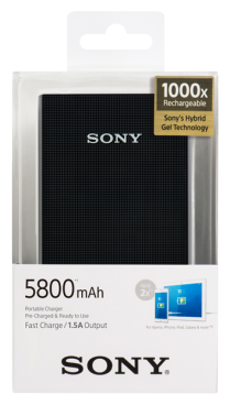 Фото Power bank SONY 5800 mah CP-E6BL Blue (143952)