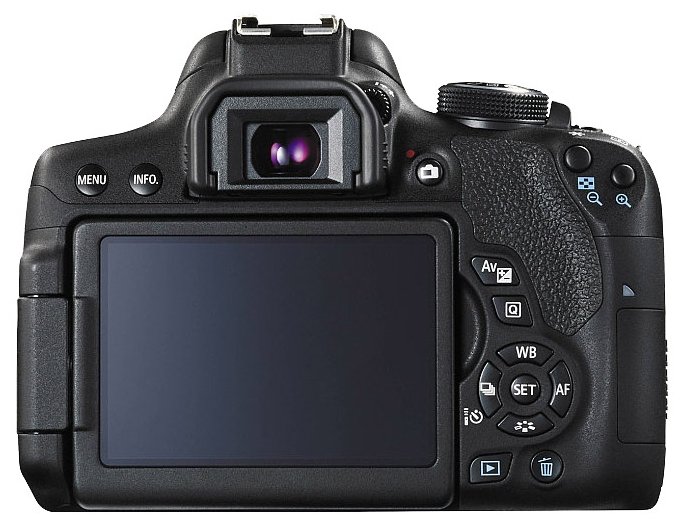 Фото Зеркальная фотокамера CANON EOS 750D (W) 18-55 IS STM Kit