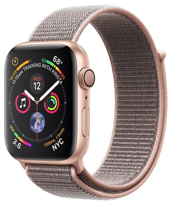 Фотография Смарт-часы APPLE Watch Series 4 GPS 40mm Space grey Aluminium Case with Black Sport Band (MU662)