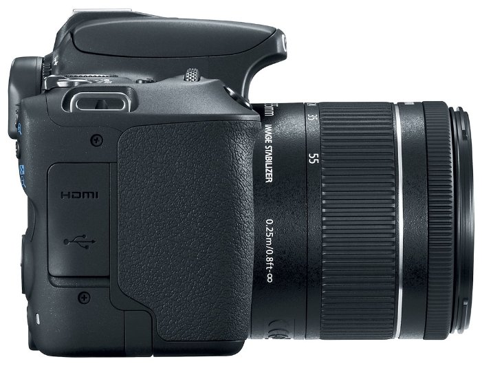 Картинка Зеркальная фотокамера CANON EOS 200D EF-S 18-55 IS STM Kit Black