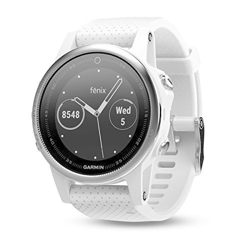 Фото Смарт-часы GARMIN Fenix 5S White with white band