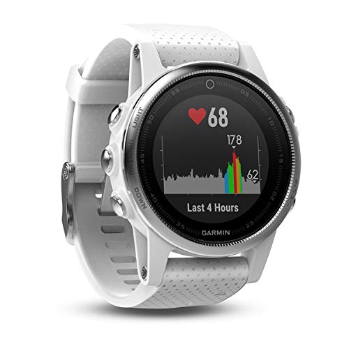 Фотография Смарт-часы GARMIN Fenix 5S White with white band