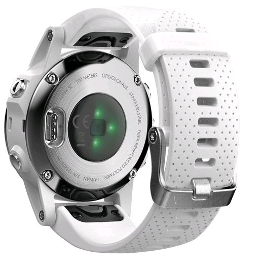 Купить Смарт-часы GARMIN Fenix 5S White with white band