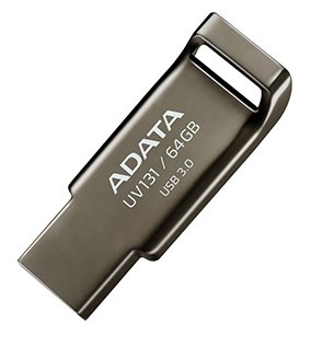 Фотография USB накопитель ADATA UV131 16Gb 3.1 Chrome/gray (AUV131-16G-RGY)