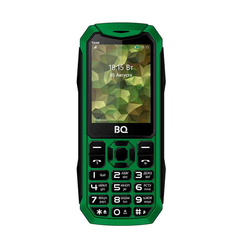 Фото Мобильный телефон BQ BQ-2428 Tank Green