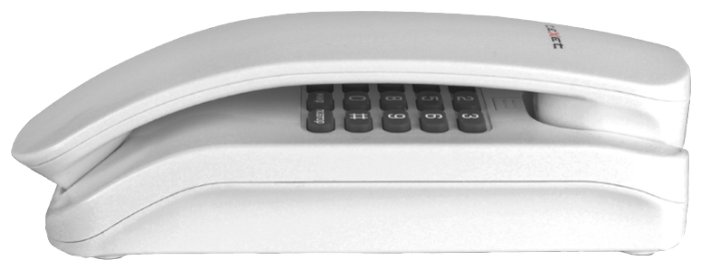 Картинка Проводной телефон TEXET TX-215 White