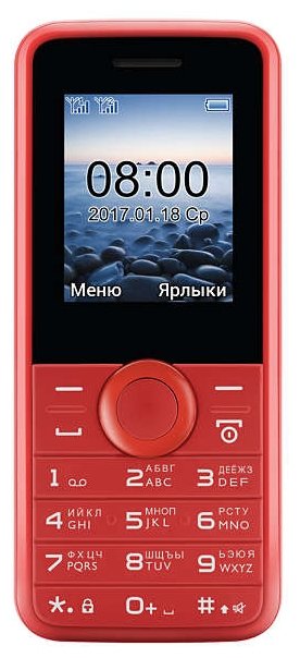 Фото Мобильный телефон PHILIPS E106 Red