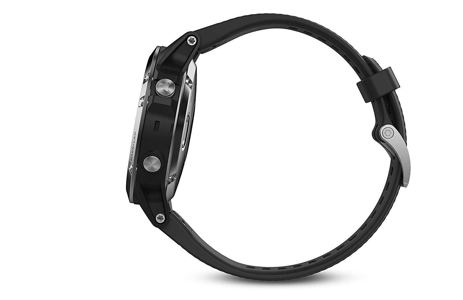 Цена Смарт-часы GARMIN Fenix 5 Silver with Black band (010-01688-03)