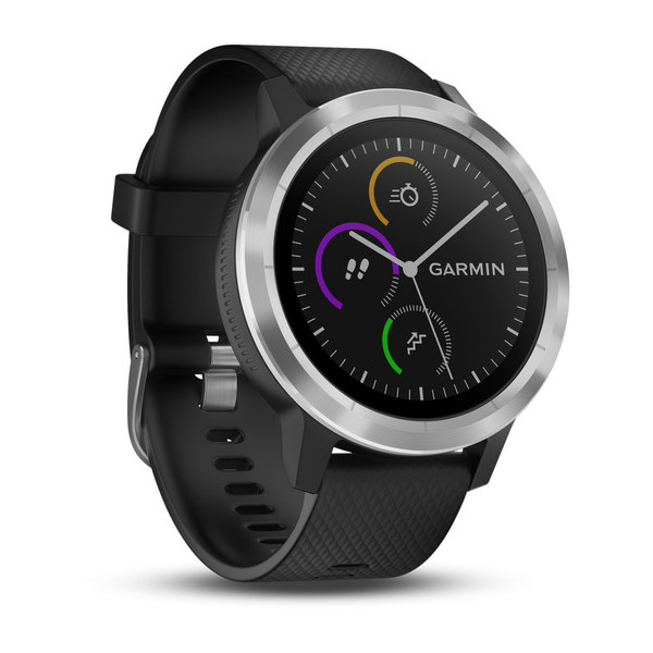 Смарт-часы GARMIN Vivoactive 3 Silver with Black band (010-01769-02) заказать