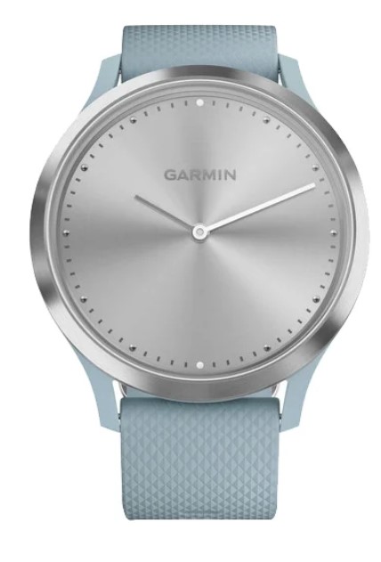 Фото Смарт-часы GARMIN vivomove HR Sport Silver with Seafoam Silicone (010-01850-08)