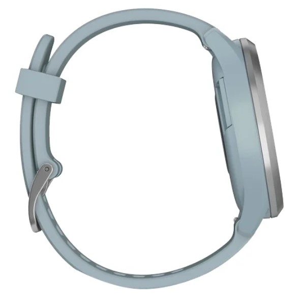 Картинка Смарт-часы GARMIN vivomove HR Sport Silver with Seafoam Silicone (010-01850-08)