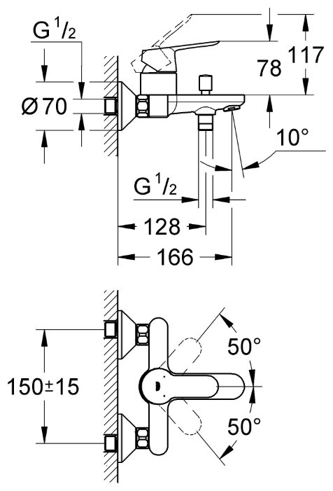 Фото Смеситель GROHE BauEdge 23334000